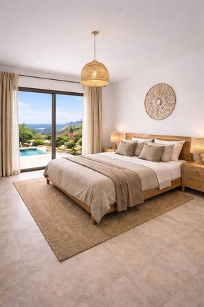 3 bedrooms, iron/ironing board, WiFi, bed sheets - Wake up to golden sun rises, swim in total privacy. (Pegeia)