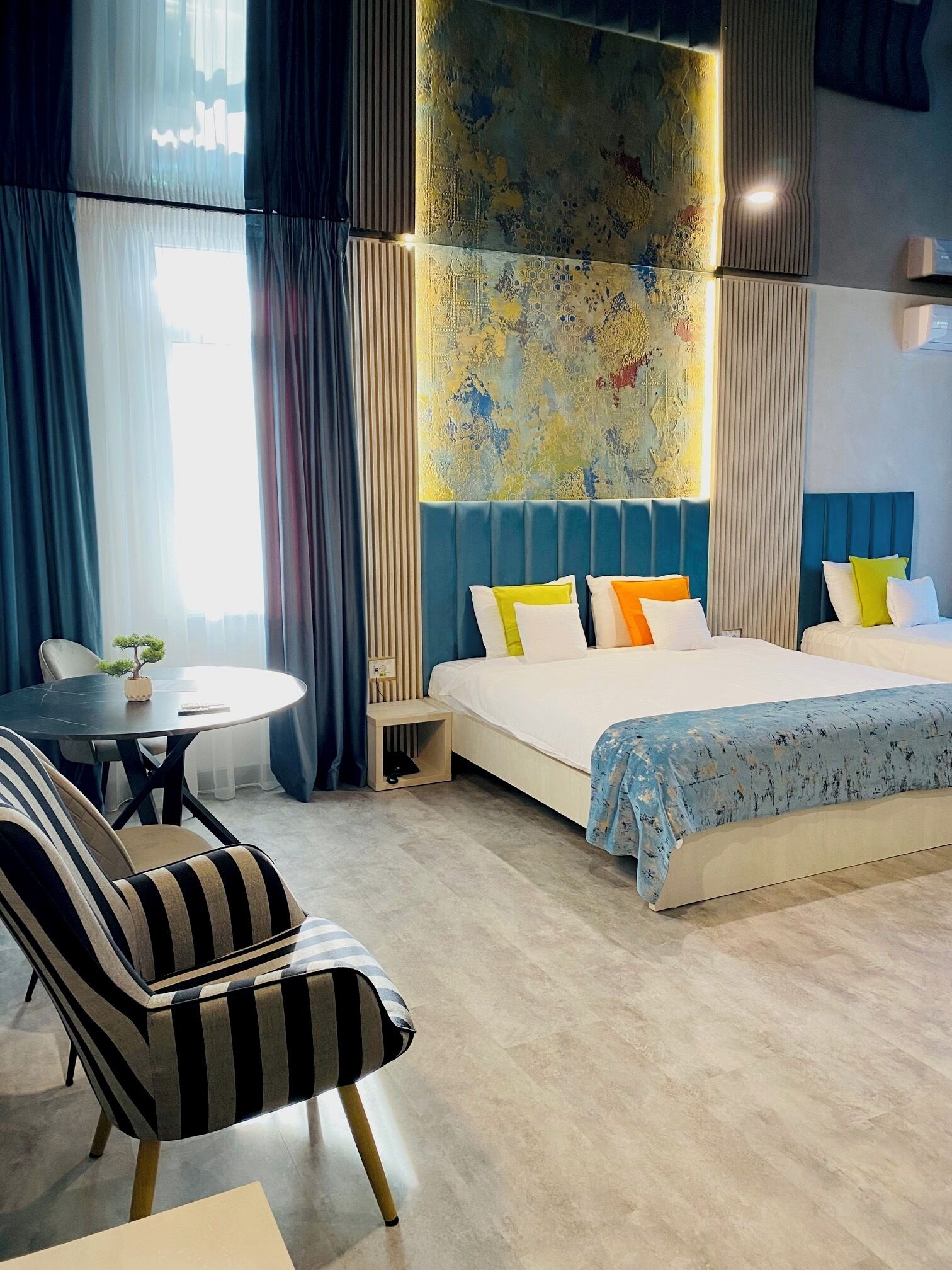 Executive-Dreibettzimmer | Betten mit Memory-Foam-Matratzen, Zimmersafe, schallisolierte Zimmer