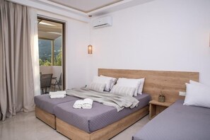Family Apartment, Balcony, Garden View