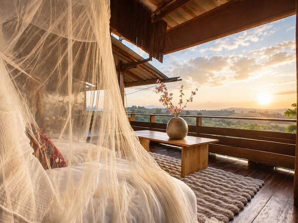 Suite Superior, vista collina | Area soggiorno