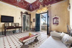 Living area - Residenza Crocione - Terrace sea view (Positano)