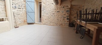 City center apartment with private terrace.