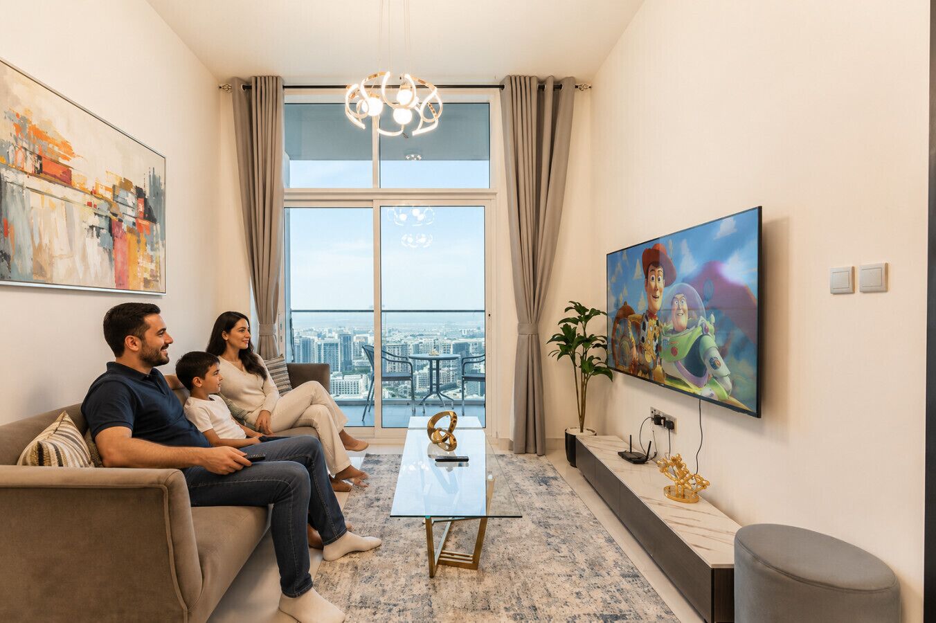 Una televisión