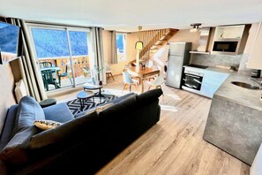 TV, books - Cosy 8-10pers vue montagne (Isola 2000)