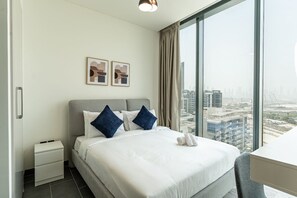 2 slaapkamers, een strijkplank/strijkijzer, wifi, beddengoed