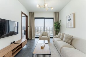 TV - HAVN – 2 Bedroom Luxe Stay at The Crest, Sobha (Dubai)