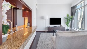 TV, stereo - HAVN - 1 Bedroom Apartment in Burj Views, Downtown (Dubai)