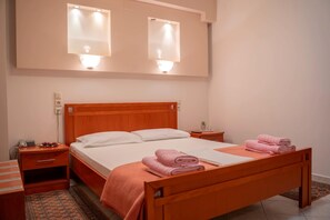 1 bedroom, travel crib, WiFi, bed sheets