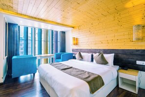 Chambre Exécutive, vue montagne | Draps en coton égyptien, literie de qualité supérieure