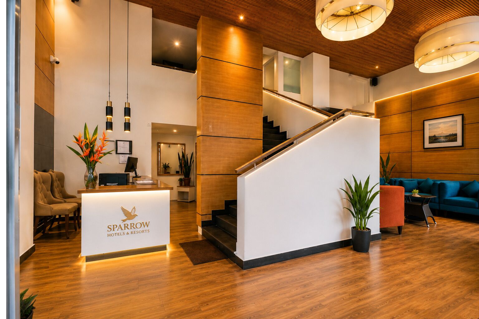 Lobby sitting area
