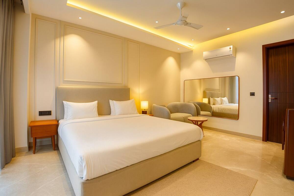 Kamar Superior, balkon, pemandangan kota | Seprai katun Mesir, seprai premium, dan didekorasi berbeda-beda