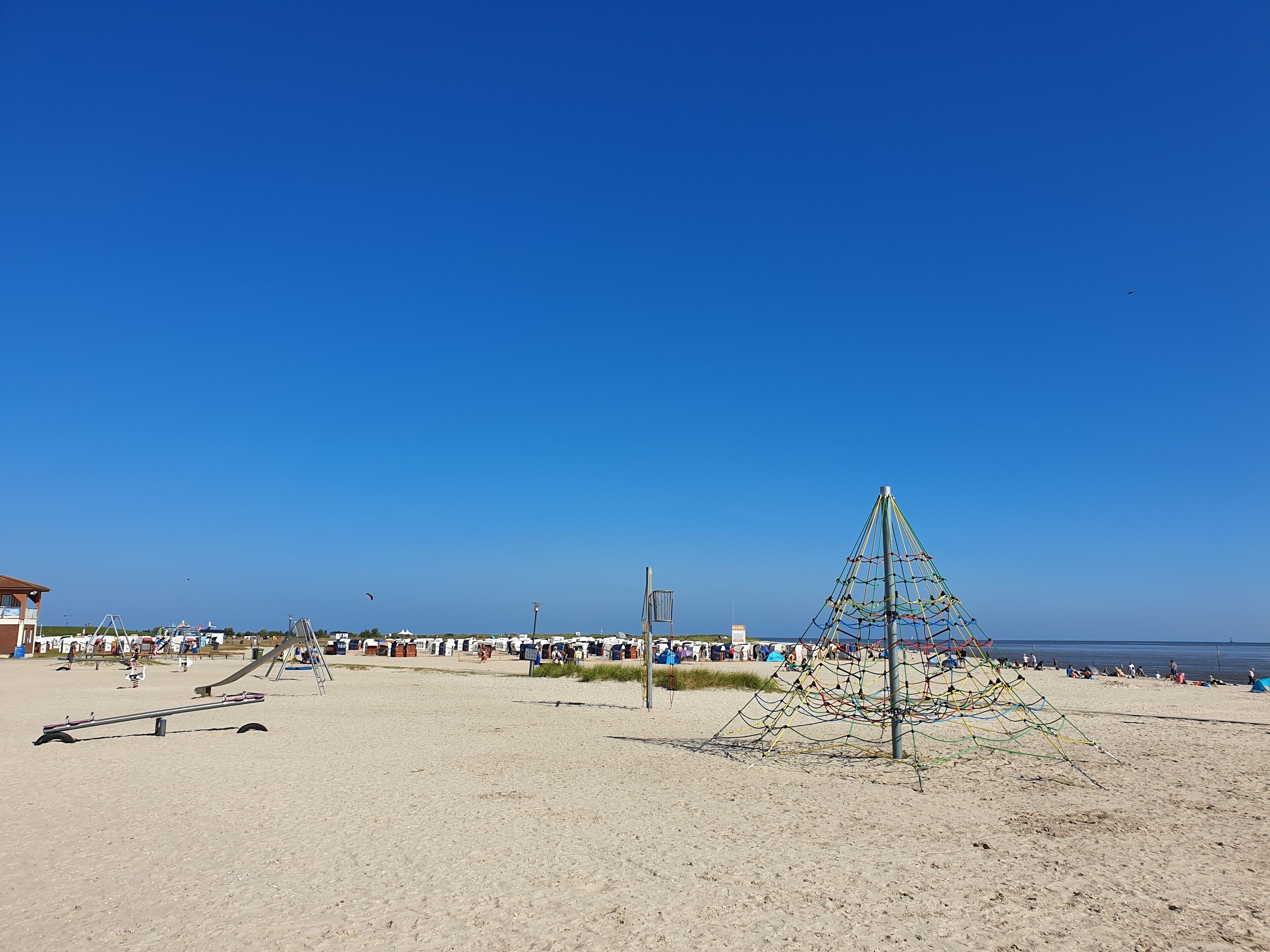 Vlak bij het strand