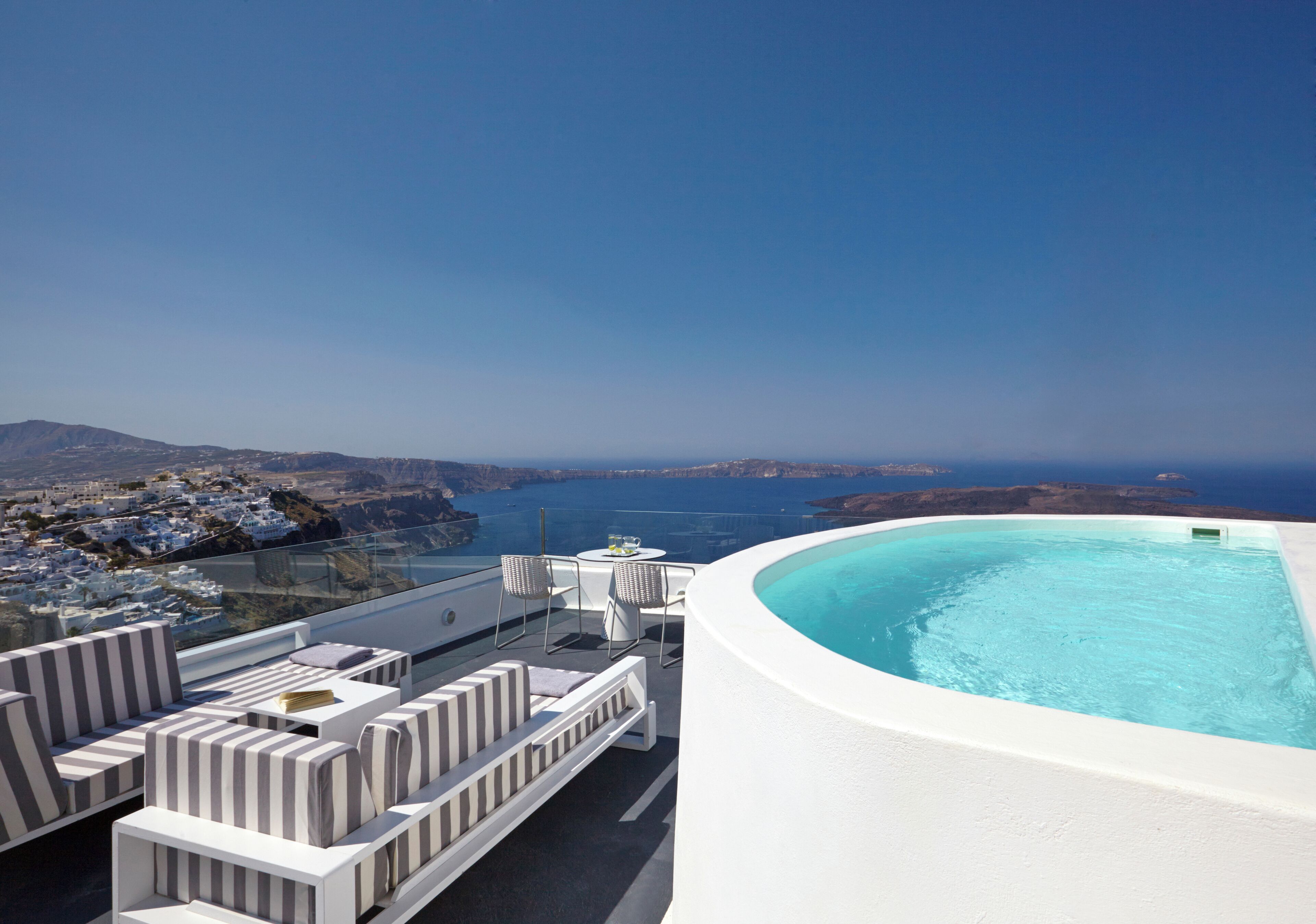 Luxury Villa, Sea View | Pool | Indoor pool, seasonal outdoor pool