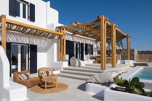 Terrace/patio - Villa Osiride with private pool - My Rental Homes (Mykonos)