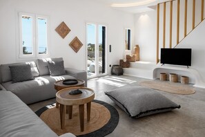 Télévision, cheminée
