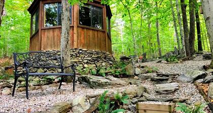Fabulous Tiny House Surrounded by Forest in Norwich, Connecticut