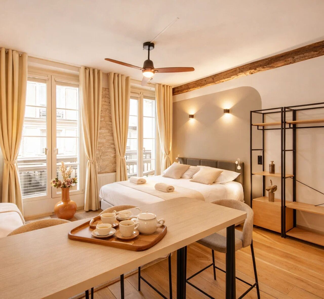 Studio, City View | Iron/ironing board, free WiFi