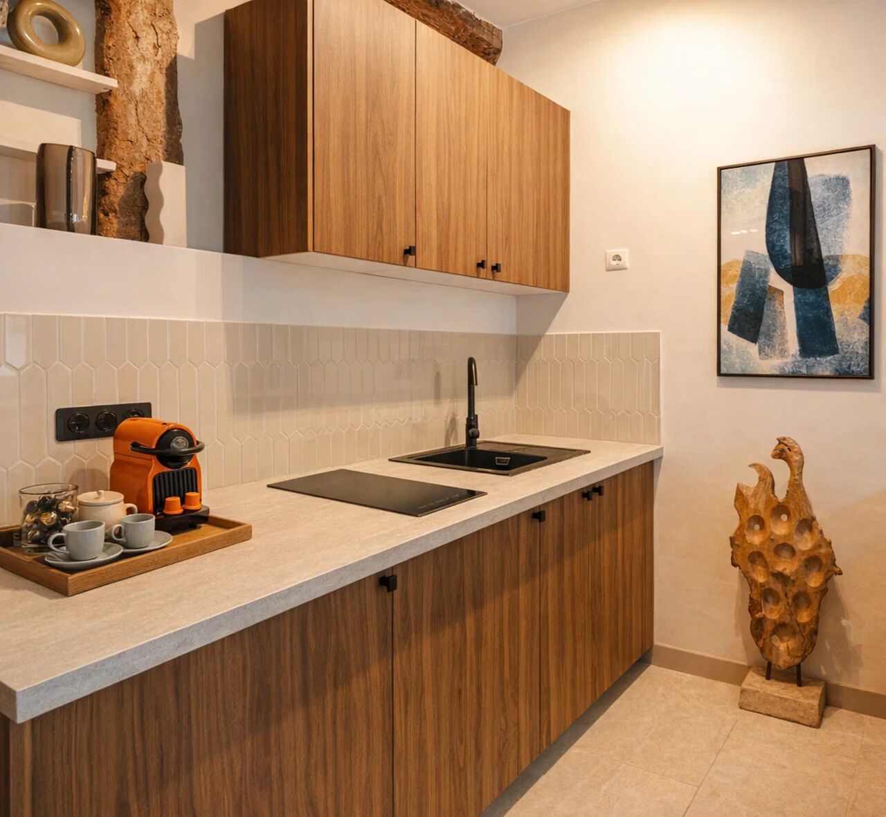 Studio, Stadtblick | Eigene Küche | Espressomaschine, Wasserkocher mit Kaffee-/Teezubehör, Wasserkocher