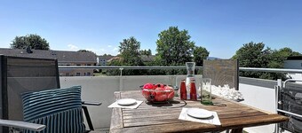 Lovely apartment for 2 people with WIFI, TV and balcony