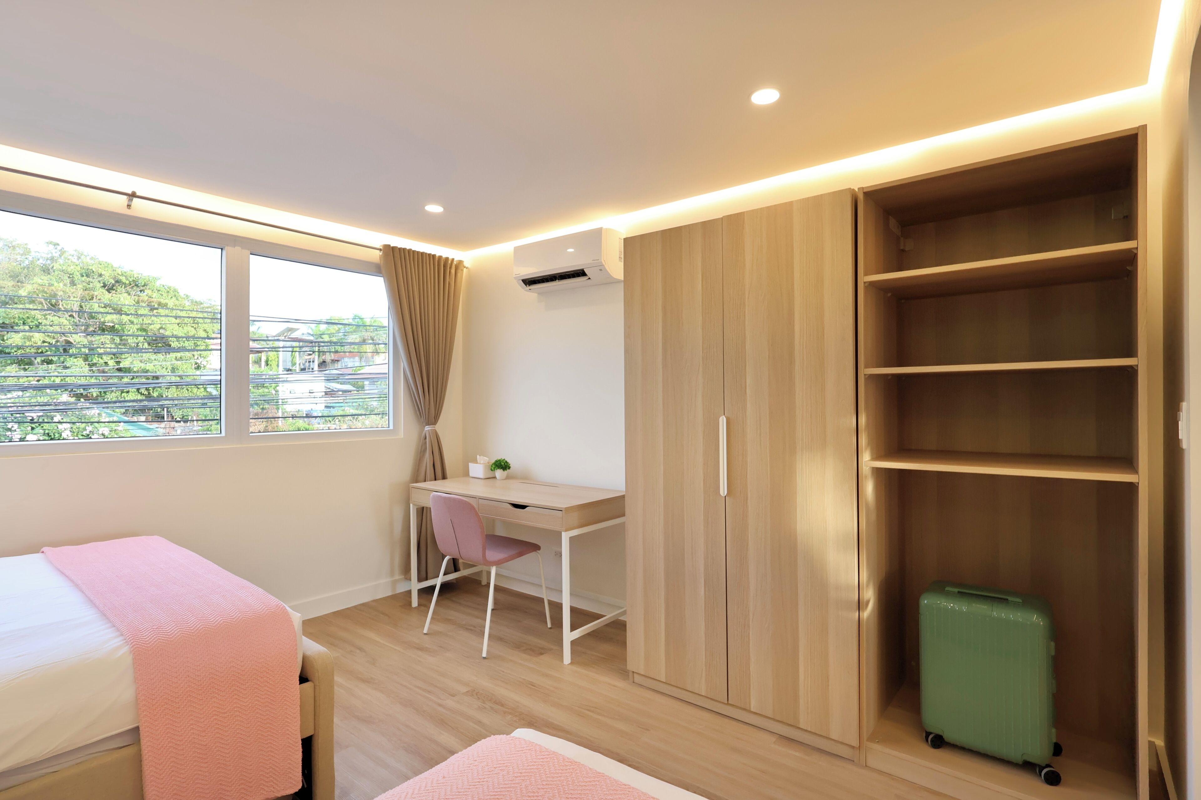 1 室のベッドルーム、WiFi、ベッドシーツ