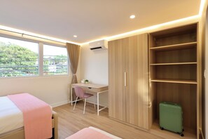 1 室のベッドルーム、WiFi、ベッドシーツ