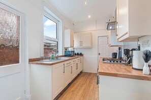 Microwave, oven, stovetop