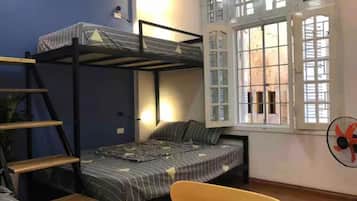 Basic Studio, Balcony, City View | In-room safe, desk, laptop workspace, blackout drapes