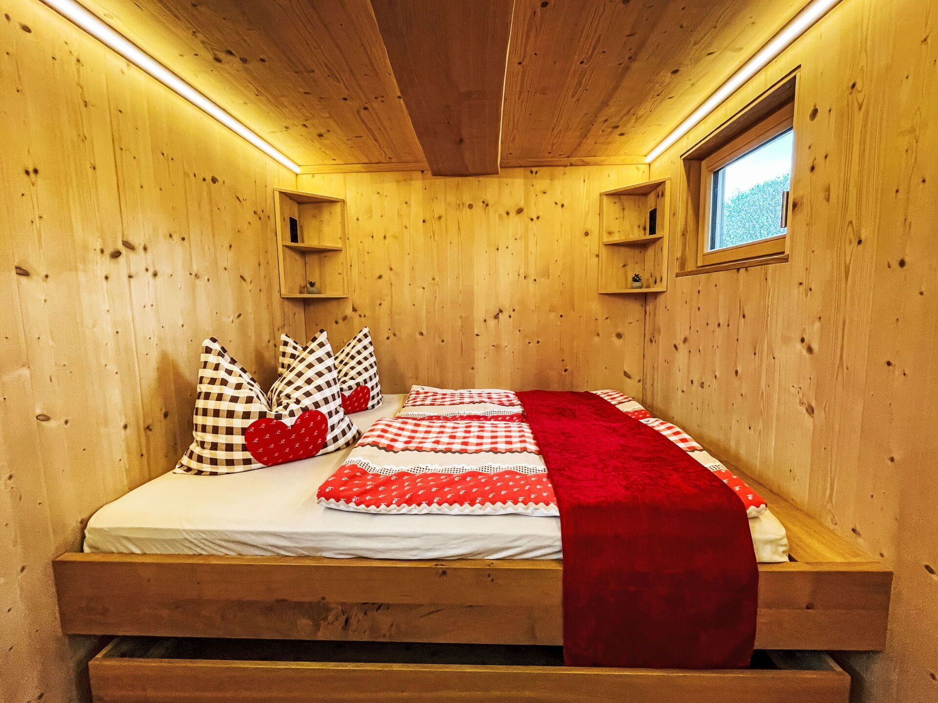 Holz, Holzbeize, Decke, Hartholz, Schlafzimmer, Planke, Holz, Bett, Bettrahmen, Sperrholz