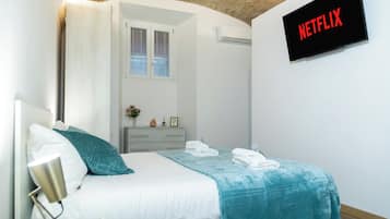 Classic-Apartment | Schreibtisch, laptopgeeigneter Arbeitsplatz, Bügeleisen/Bügelbrett