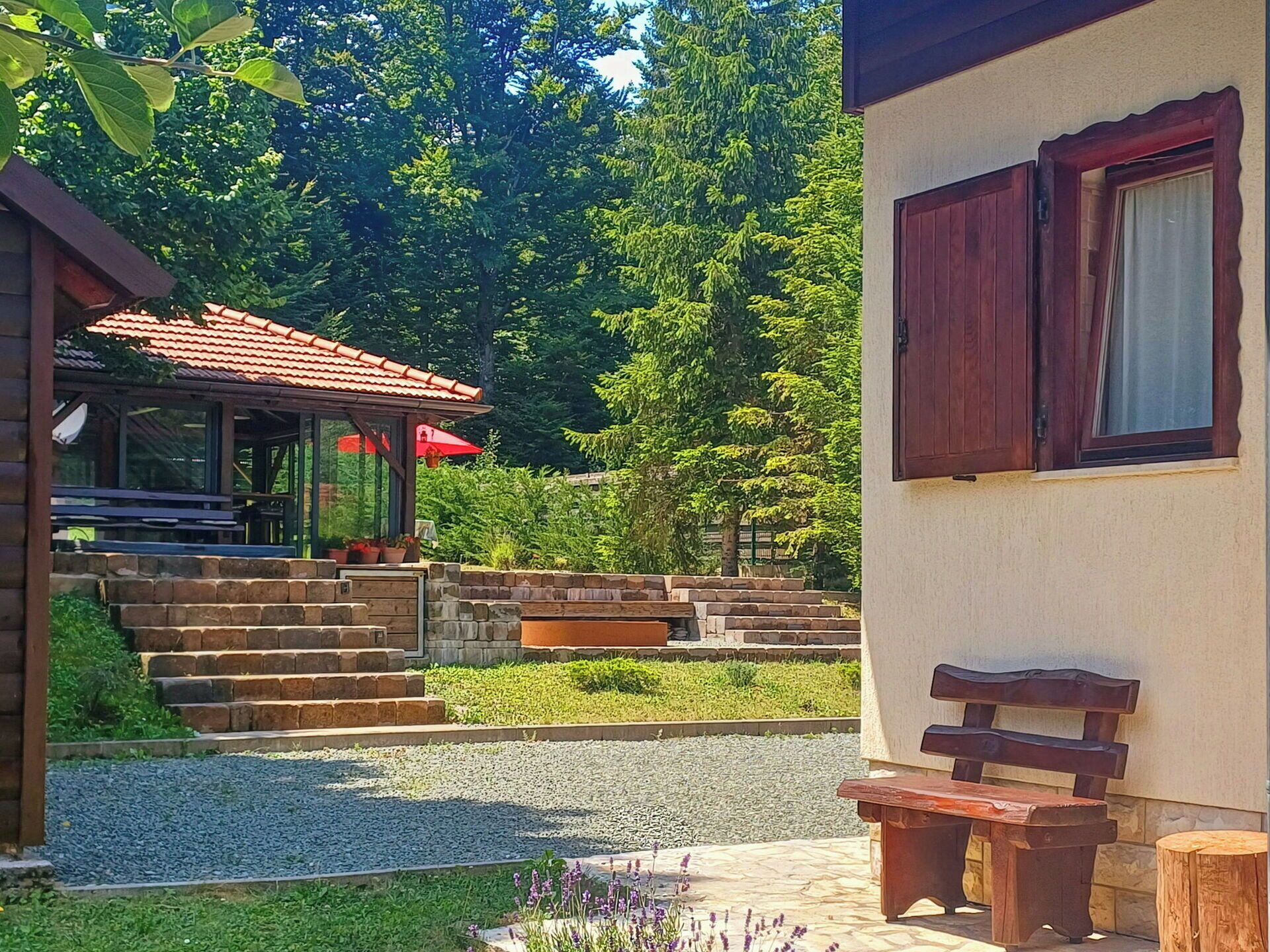 Garden, Cottage, Shade, Backyard, Landscaping, Yard, Garden Buildings, Outdoor Structure, Lawn, Design