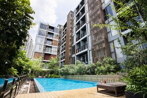 Pool - Cozy&Luxury condo. #6(BTS&MRT Silom) (Krung Thep Maha Nakhon)