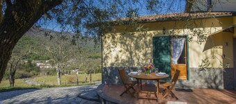 Wunderbares alleinstehendes Ferienhaus mit  W-LAN, TV, Haustiere erlaubt und Panoramablick