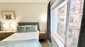 1 slaapkamer, een bureau, gratis wifi, beddengoed