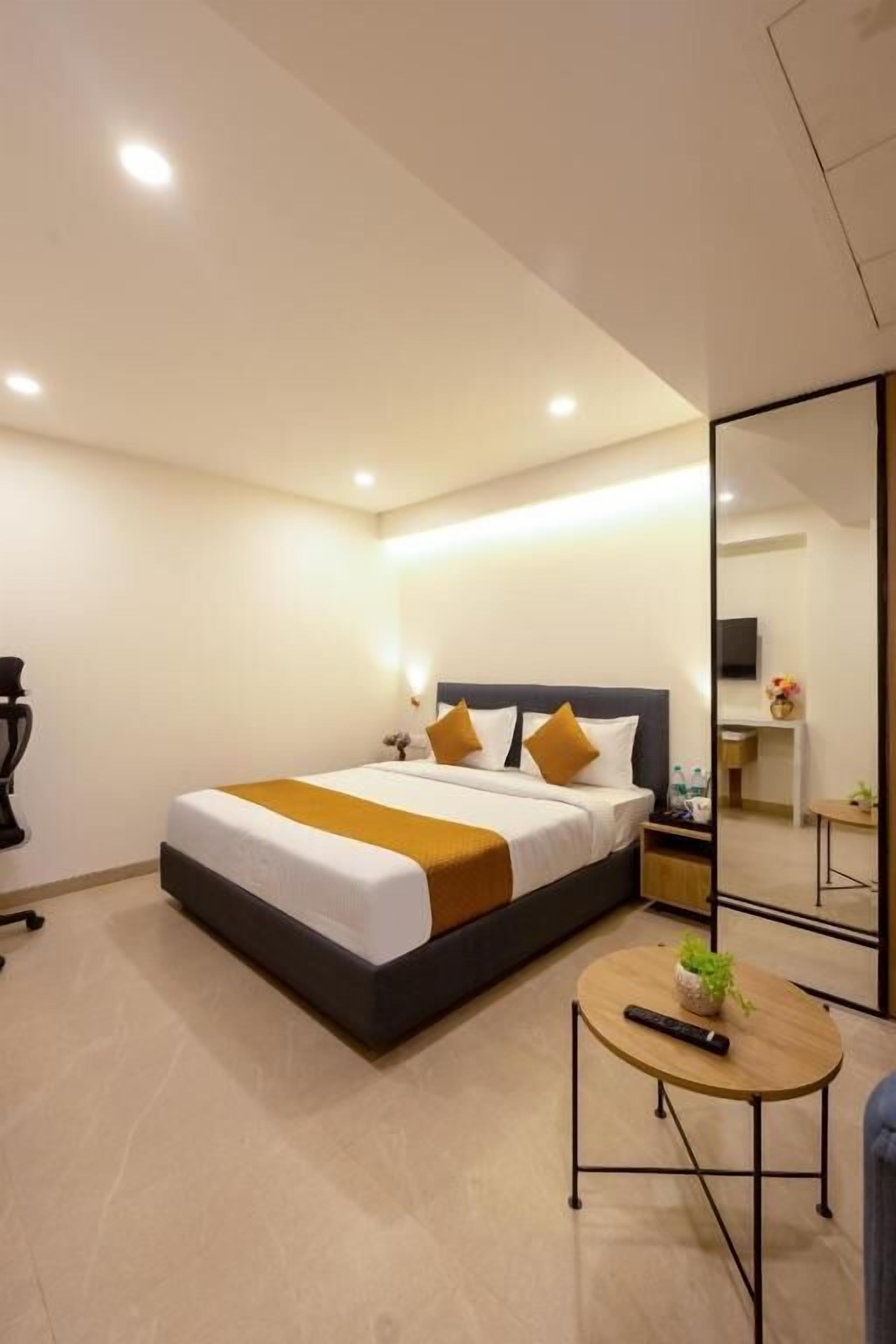 Executive tweepersoonskamer | Een kluis op de kamer, een bureau, een laptopwerkplek