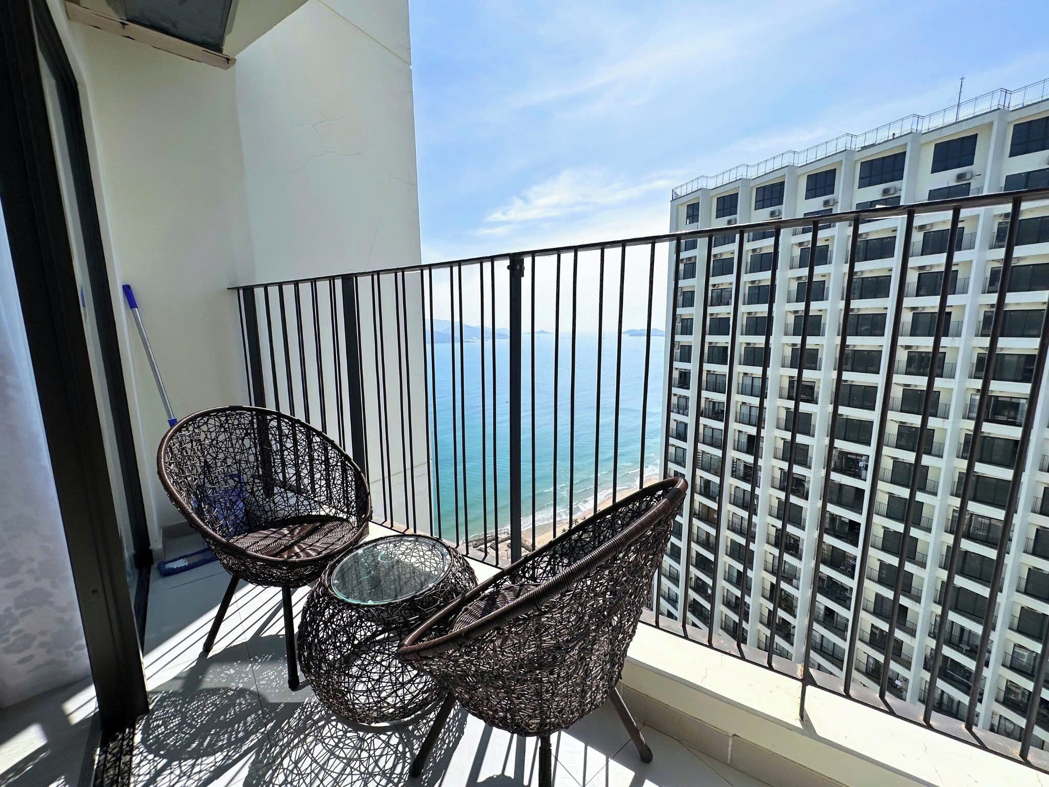 Deluxe Apartment, 1 Bedroom, Balcony, Beach View | Beach/ocean view