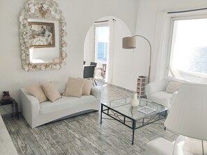 Living area - Direct  front beach EZE (Èze)