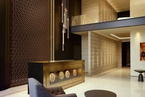 Lobby - 1 BR Apartment in Jerusalem Estates (w/ safe room) (Jerusalem)