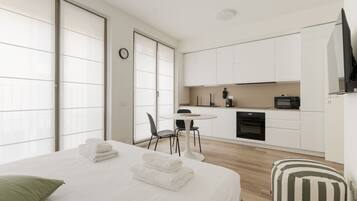 1 Schlafzimmer, Bügeleisen/Bügelbrett
