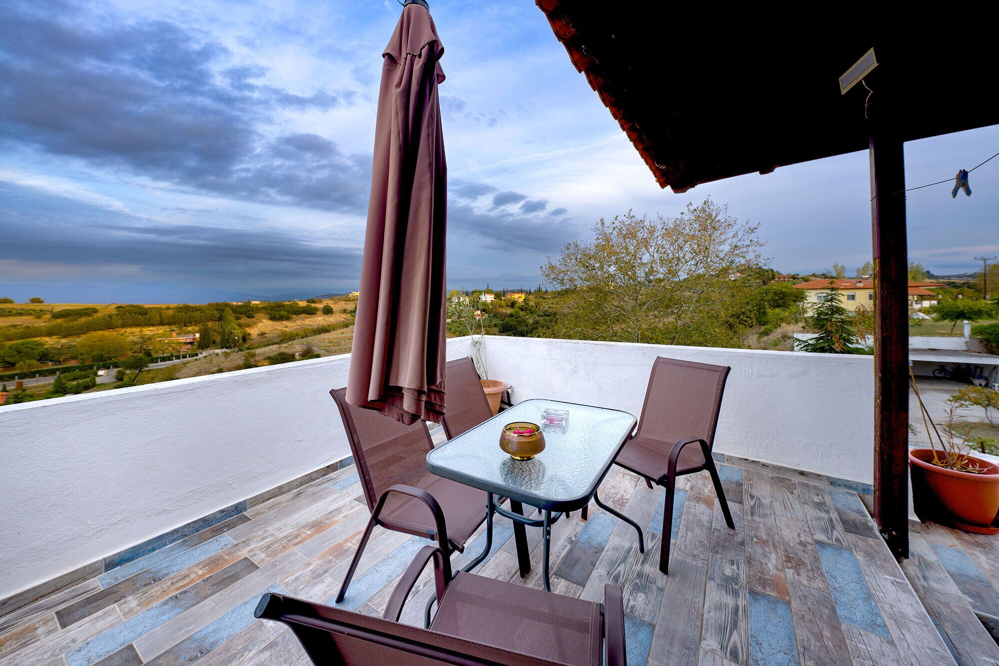 Rom – deluxe, byutsikt | Terrasse/patio