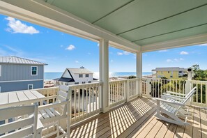 House, 4 Bedrooms, Private Pool, Ocean View | View from room - Pet Friendly Beach House - Bella View (Port St. Joe)