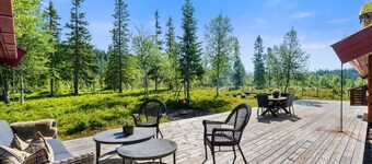 Flott hytte ved innsjø – 1 time fra Trondheim | 8 gjester | Kjæledyr tillatt