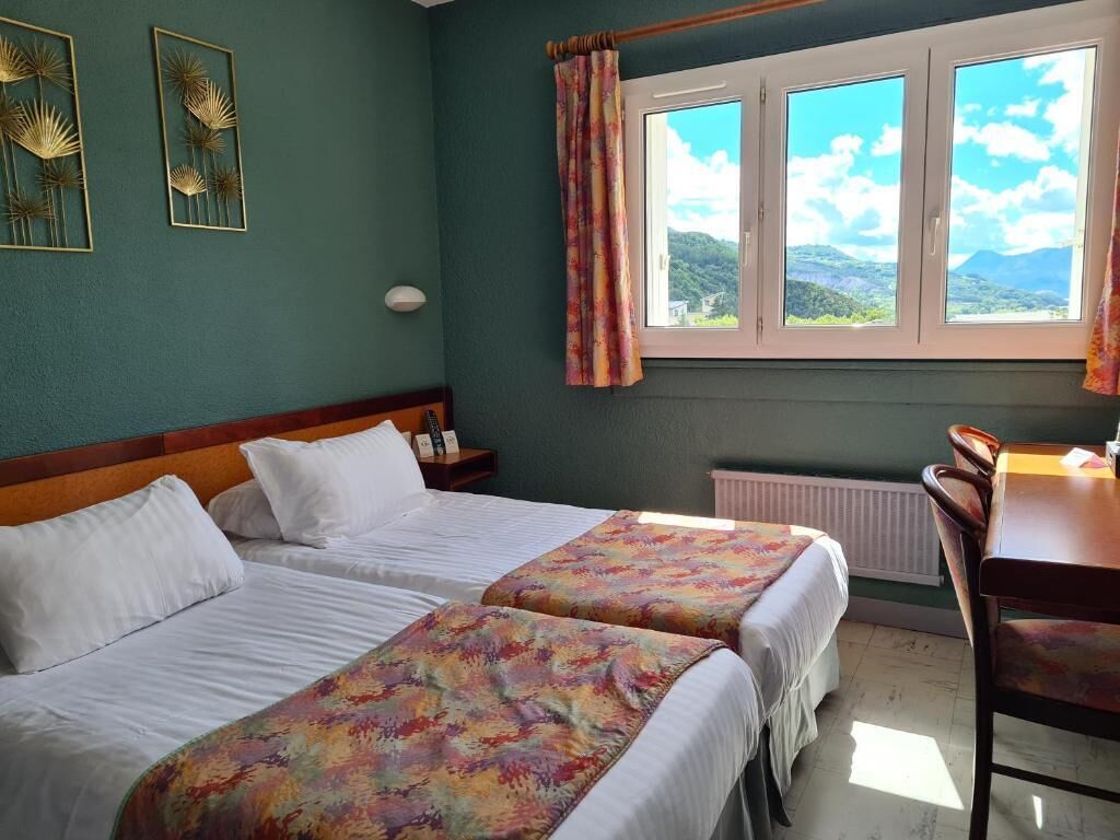 Kahden hengen standard-huone (kaksi sänkyä), vuoristonäköala | Ilmainen Wi-Fi