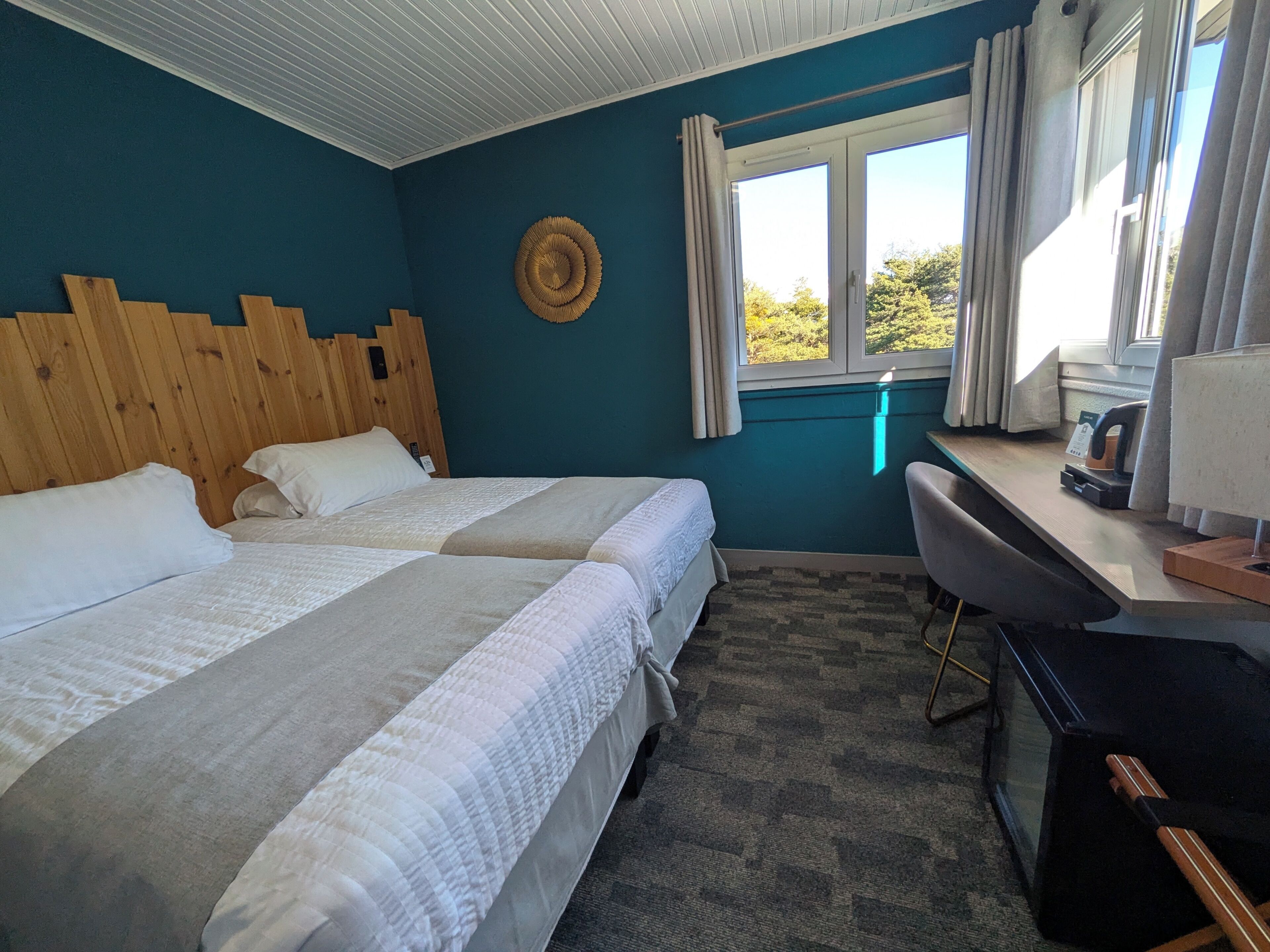 Habitación Confort con 2 camas individuales, vista a la montaña | Wifi gratis 