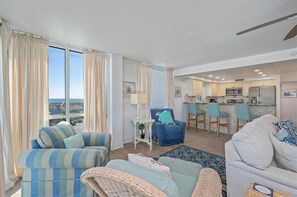 Condo, 3 Bedrooms | Living area - Shoreline Towers 3061 3 Bedroom Condo (Destin)