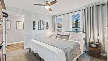 3 bedrooms, iron/ironing board, travel cot, free WiFi