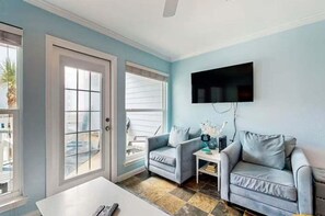 คอนโด, 1 ห้องนอน | บริเวณนั่งเล่น | สมาร์ททีวี