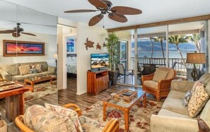 Condo, 2 Bedrooms | Living area - Menehune Shores, #308 2 Bedroom Condo (Kihei)