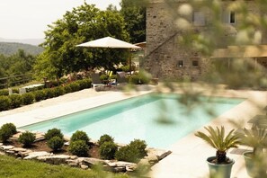 Pool - Ramerino Apartment: Relax, View and Pool in the Casentino Hills (Toscana)
