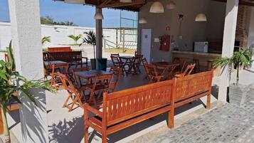 Opções para refeição ao ar livre