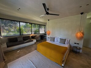 วิลล่า, วิวสวน | ตู้นิรภัยในห้องพัก, Wi-Fi ฟรี